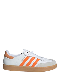 adidas Velosamba Cycling Trainers, White/Orange, White/Orange