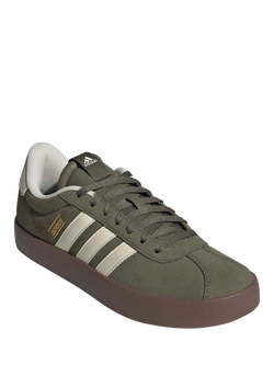 adidas VL Court 3.0 Men's Trainers, Taupe - view 2, Taupe