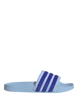 adidas Adilette Noshower Slider Sandals, Blue, Blue