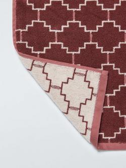 John Lewis Castillo Towels, Burnt Umber - view 2, Burnt Umber