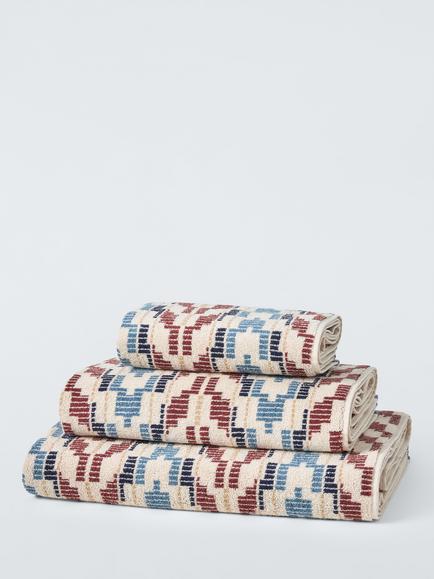 John Lewis Merida Chevron Towels, Multi, Multi