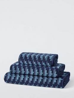 John Lewis Ola Towels, Blustne/Drk Nght Sky