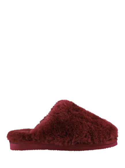 Jones Bootmaker Freesia Sheepskin Slippers, Burgundy