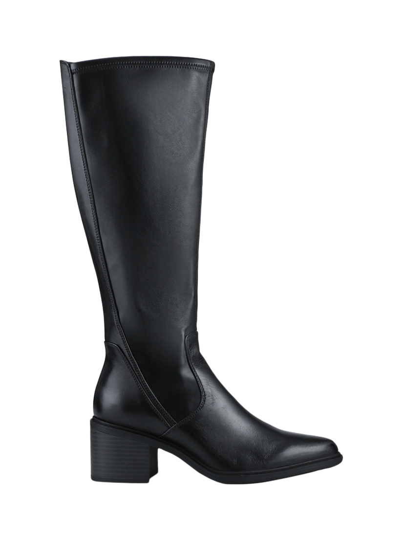 Product image 1 of 5, which shows Jones Bootmaker Daena Leather Knee High Boots, Black, 8