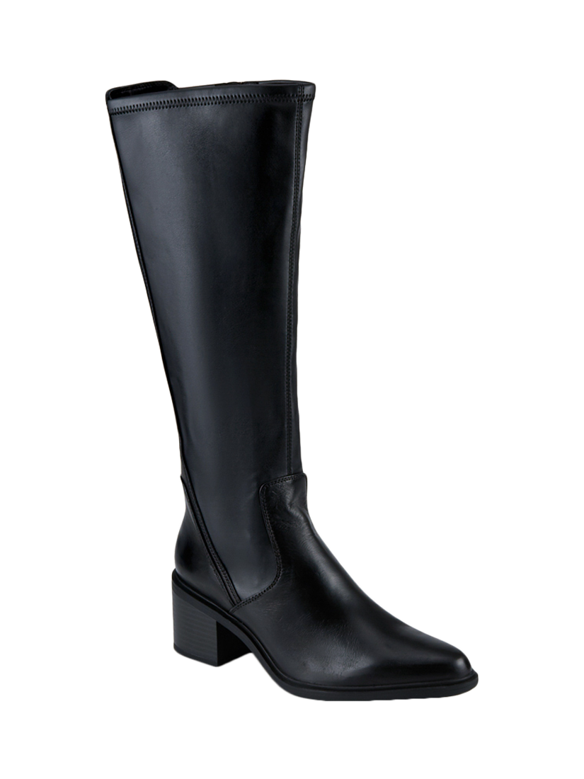 Product image 2 of 5, which shows Jones Bootmaker Daena Leather Knee High Boots, Black, 8