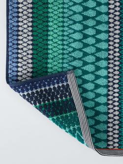 Margo Selby Olivia Towels, Blue/Multi - view 2, Blue Multi