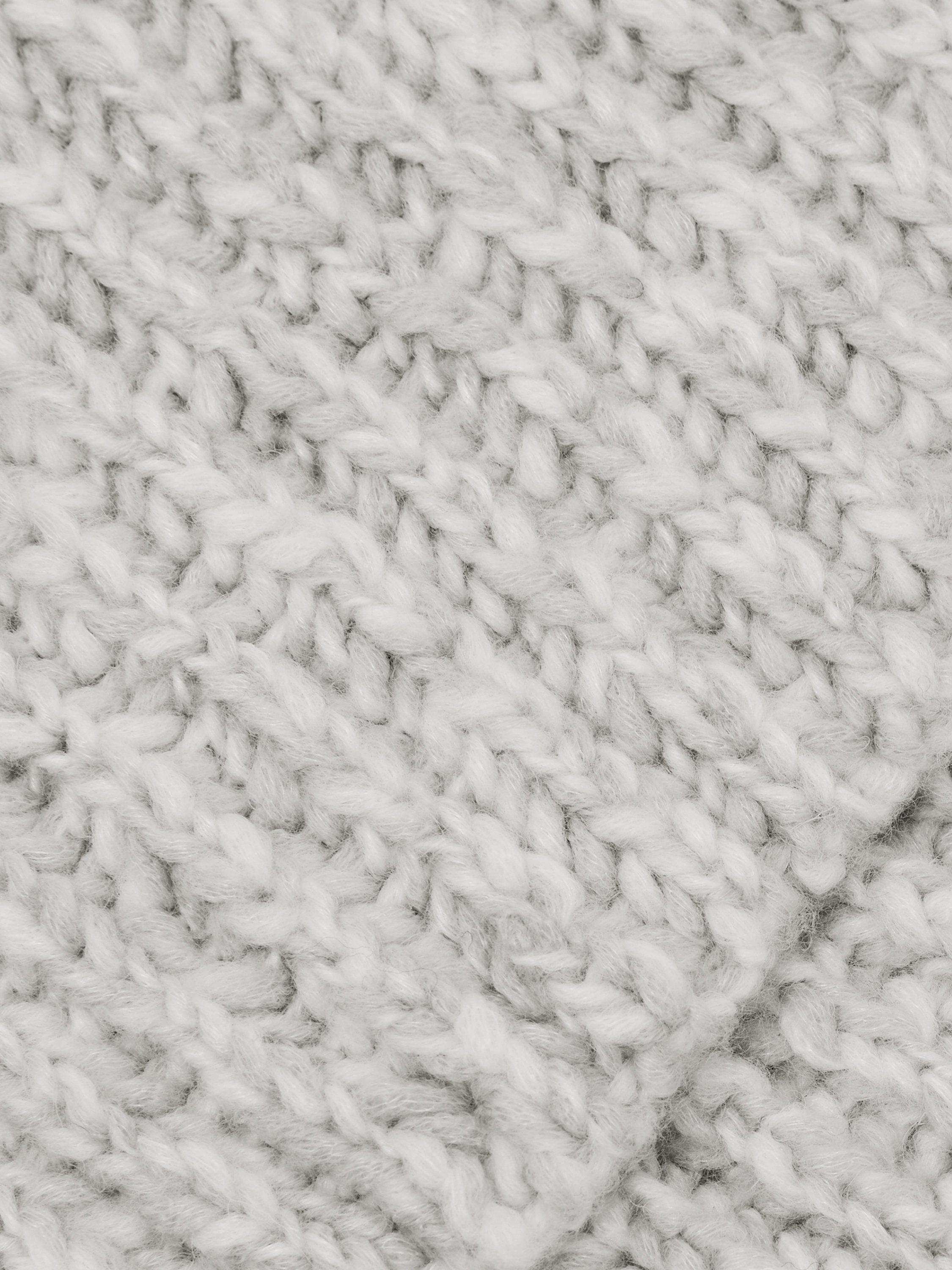 Product image 5 of 5, which shows Reiss Wesley Woolpack Wool Blend Scarf, Grey, One Size