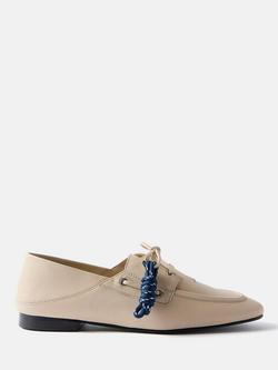 Mint Velvet Hallie Suede Deck Shoes, Natural Cream