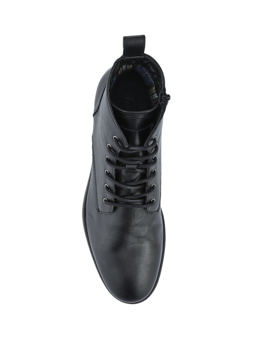 Product image 4 of 5, which shows Jones Bootmaker Dalias Lace Up Leather Ankle Boots, Black, 5