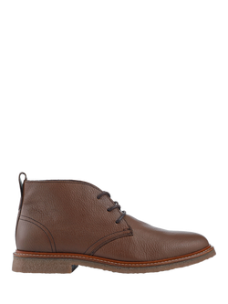 Jones Bootmaker Earley Leather Chukka Boots, Chestnut, Chestnut