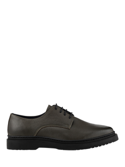 Jones Bootmaker Jameson Leather Lace-Up Shoes, Khaki