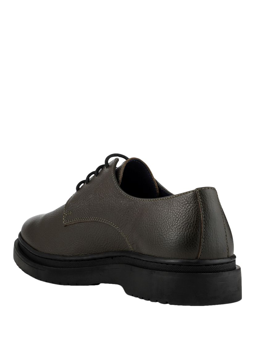 Product image 3 of 5, which shows Jones Bootmaker Jameson Leather Lace-Up Shoes, Khaki, 6