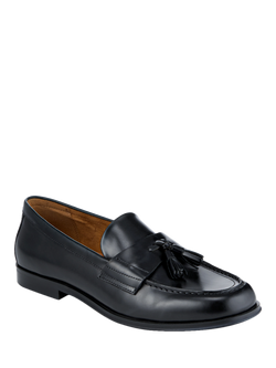 Jones Bootmaker Rayleigh Leather Loafers, Black - view 2, Black