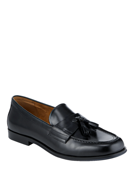Jones Bootmaker Rayleigh Leather Loafers, Black - view 2, Black