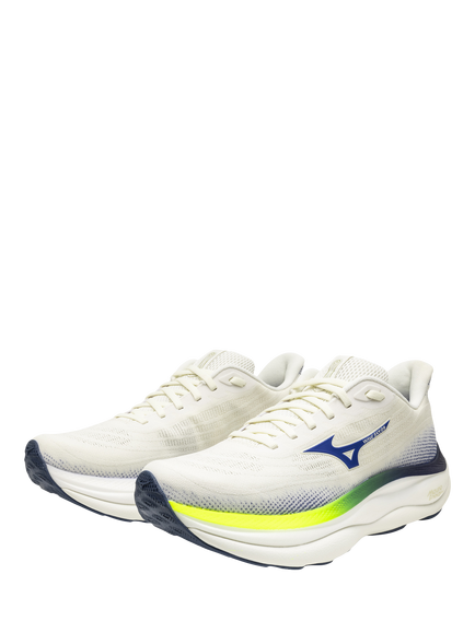 Mizuno Wave Sky 9 Lace-Up Trainers - view 2, Snow White