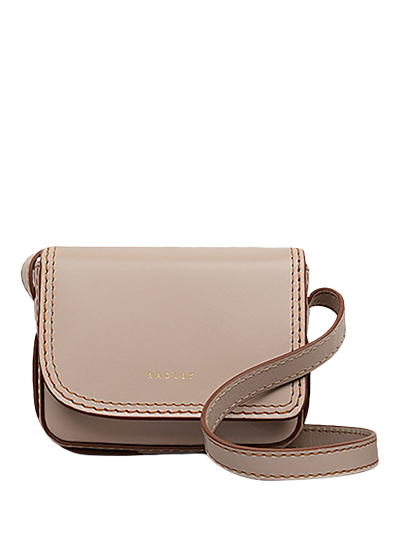 Product image 1 of 4, which shows Radley Pocket Street Mini Cross Body Bag, Porcini
