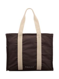 Radley Bourdon Place Canvas Tote Bag, Coffee, Coffee