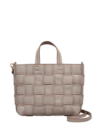 Radley Abbey Woven Leather Cross Body Bag, Porcini