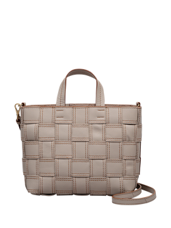 Radley Abbey Woven Leather Cross Body Bag - view 2, Porcini