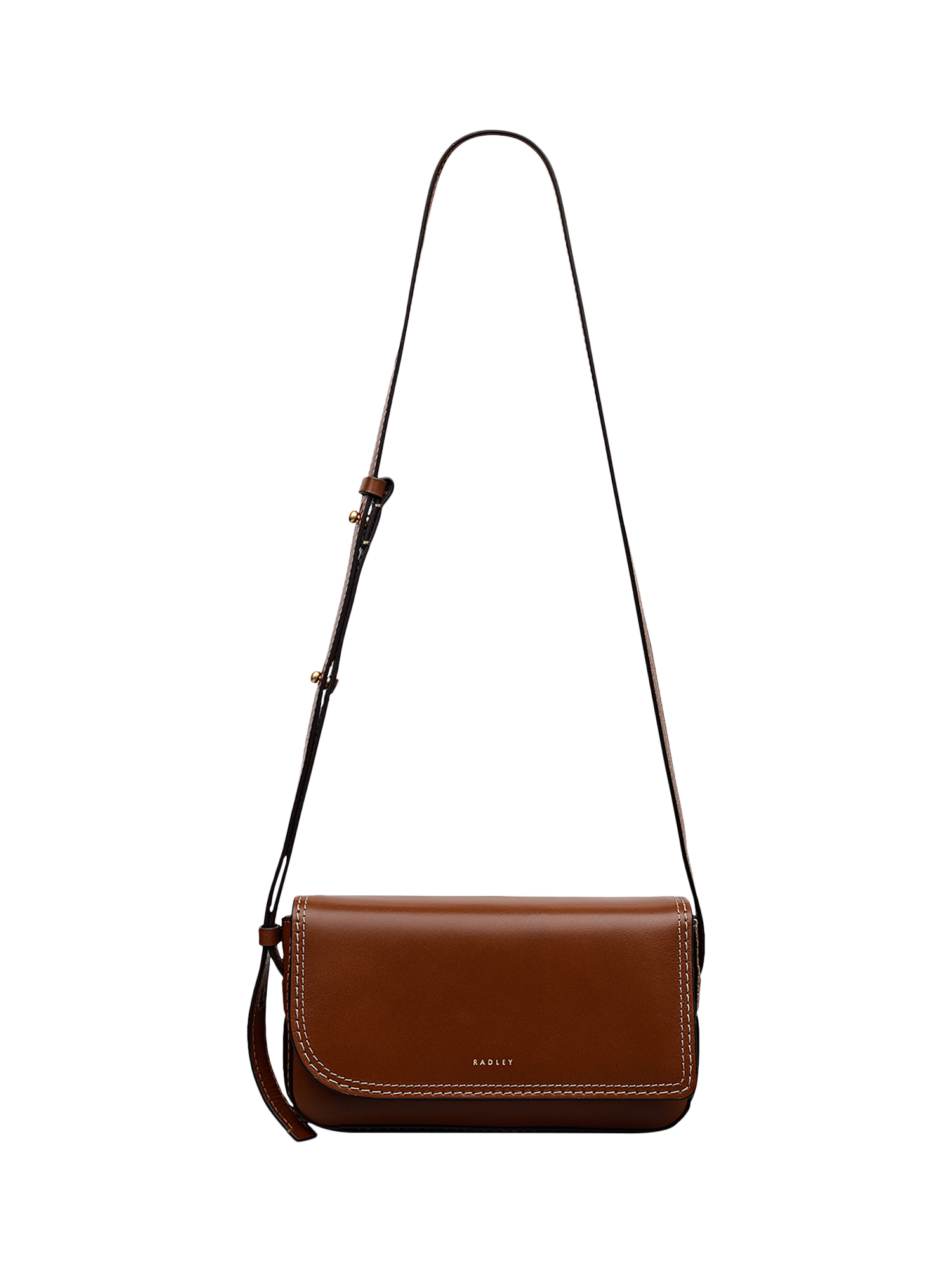 Product image 1 of 6, which shows Radley Pocket Street Phone Bag, Cognac