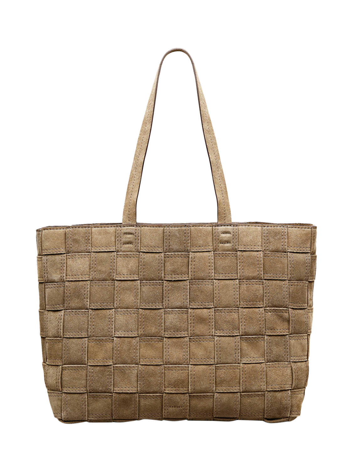 Product image 1 of 8, which shows Radley Abbey Suede Tote Bag, Coffee, One Size