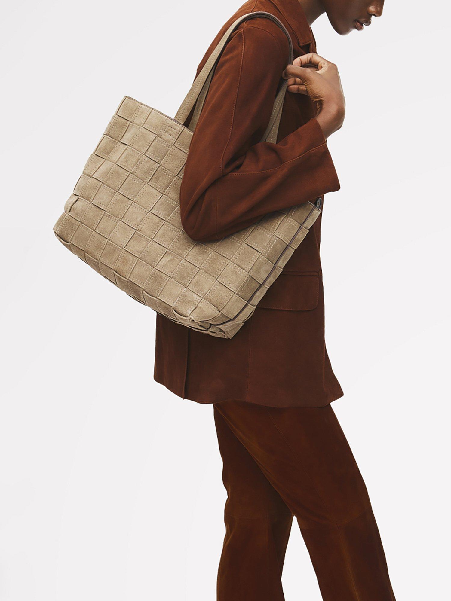 Product image 7 of 8, which shows Radley Abbey Suede Tote Bag, Coffee, One Size