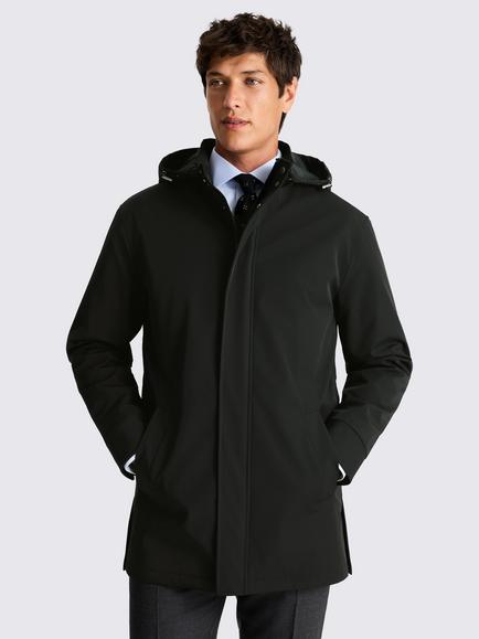 Moss Hooded Jacket, Blue, Blue