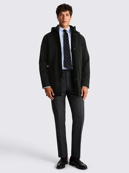 Moss Hooded Jacket, Blue - view 2, Blue