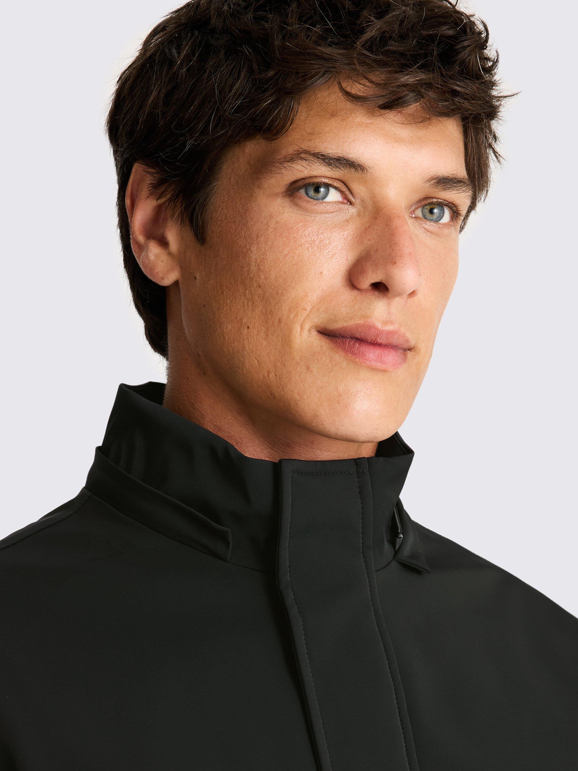 Product image 4 of 5, which shows Moss Hooded Jacket, Blue, XS