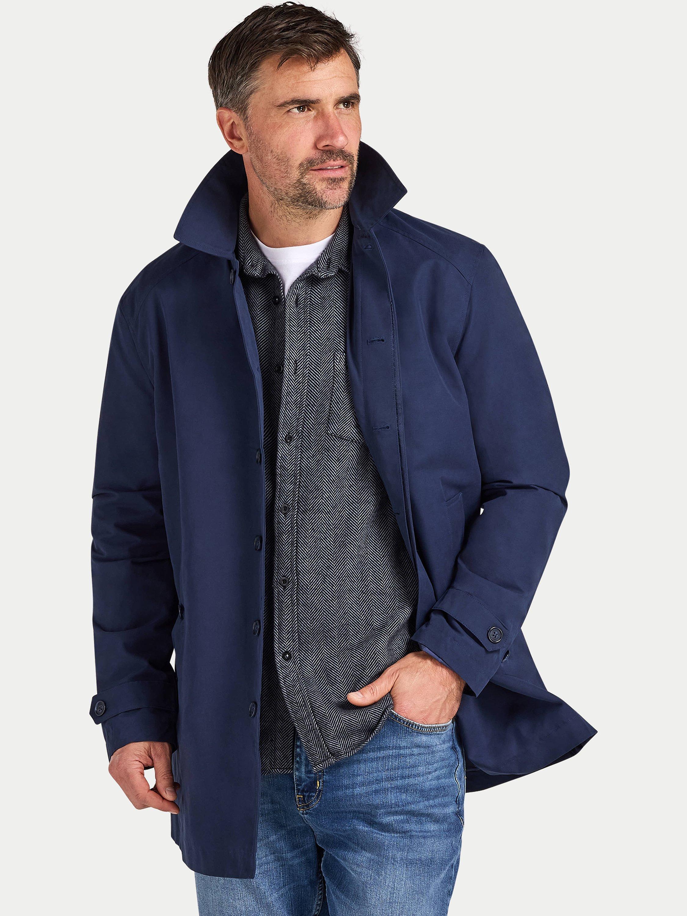 Product image 3 of 7, which shows Raging Bull Cotton Blend Car Coat, Navy, S