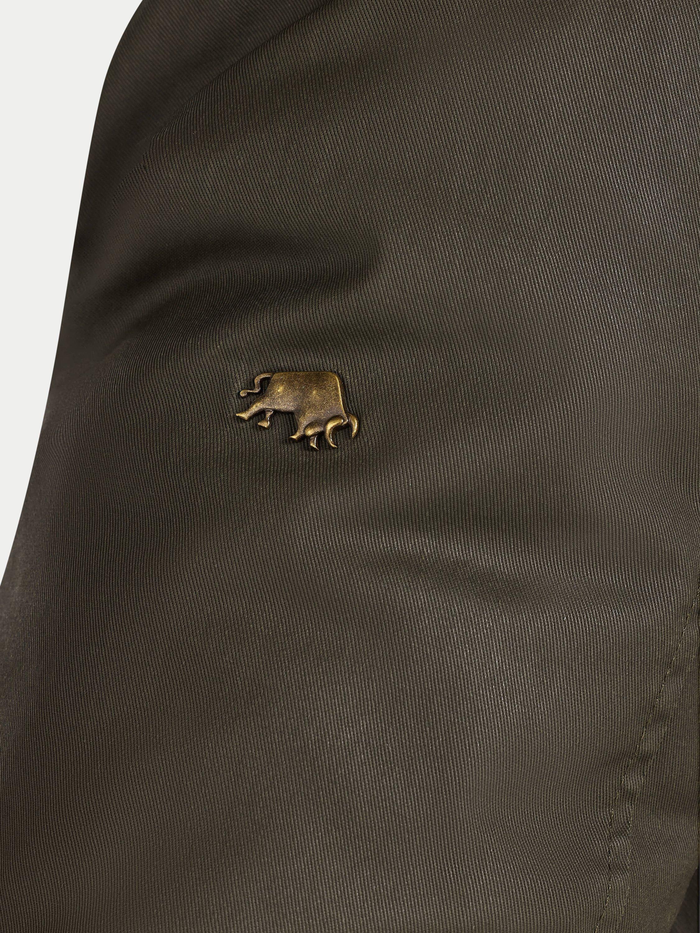 Product image 7 of 9, which shows Raging Bull  Wax Effect Cord Collar Jacket, Khaki, S