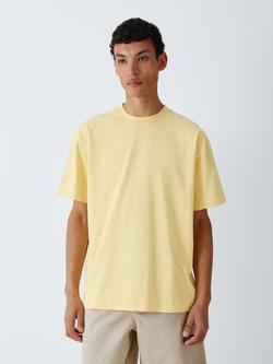 Kin Garment Dyed Cotton T-Shirt, Yellow