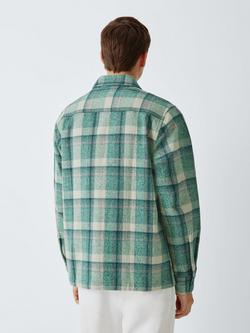 Kin Check Cotton Overshirt - view 2, Natural
