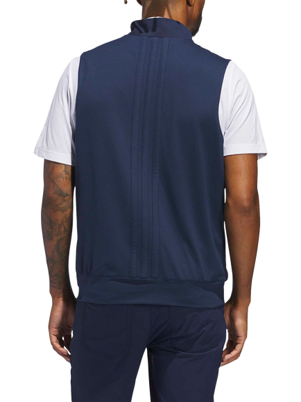adidas Men's Ultimate365 Tour Full Zip Vest, Blue - view 2, Blue