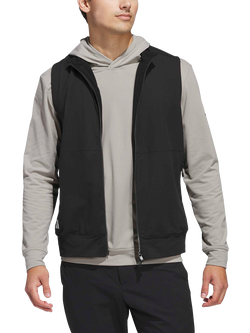 adidas Men's Ultimate365 Tour Full Zip Vest, Black, Black