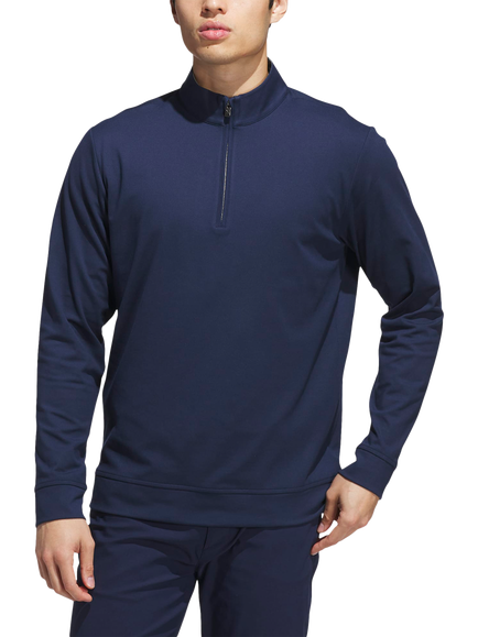 adidas Men's Ultimate365 Classic Quarter-Zip Sweatshirt, Blue, Blue