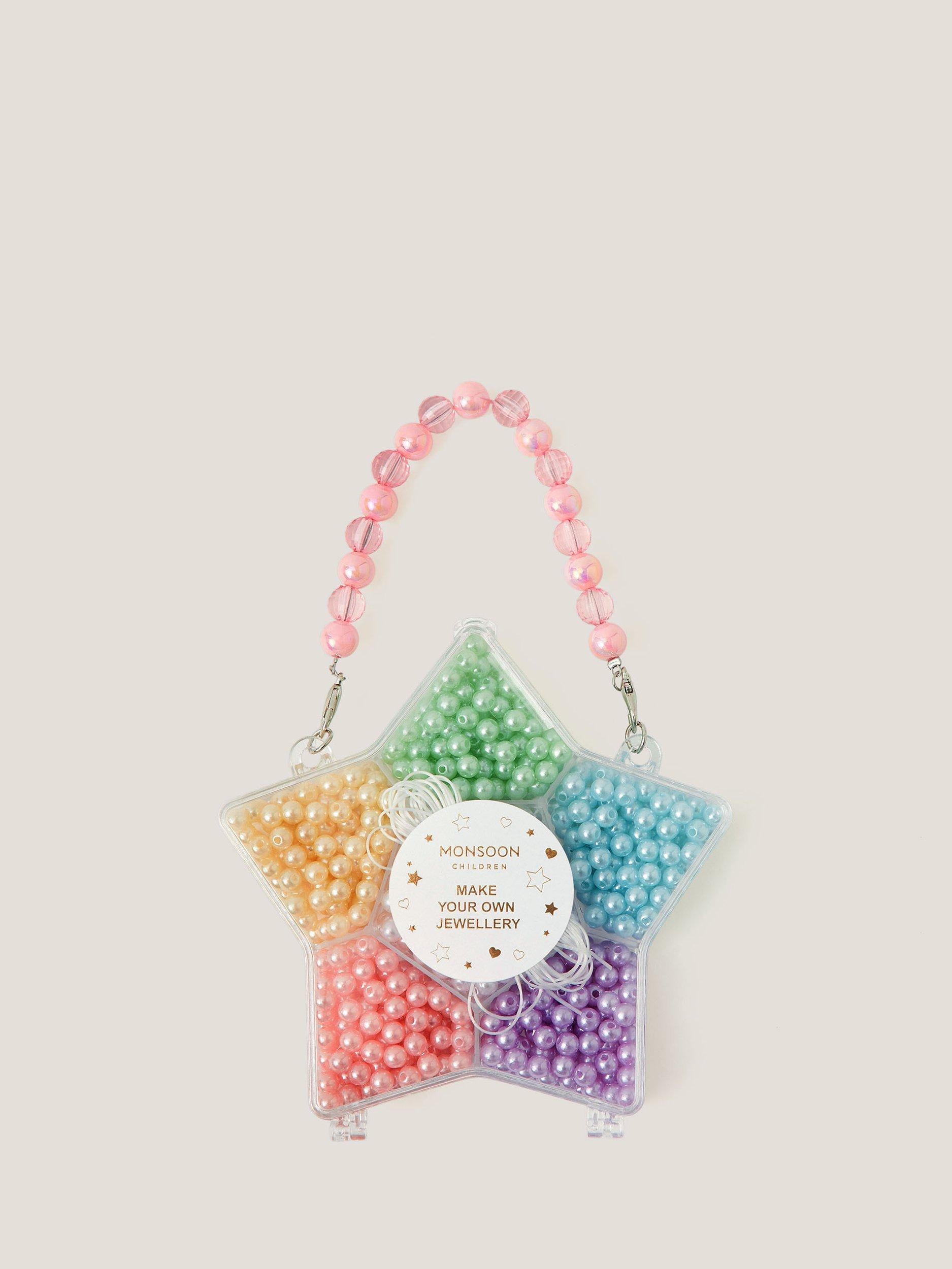 Product image 1 of 3, which shows Monsoon Kids' Make Your Own Jewellery Box Set, Multi, One Size