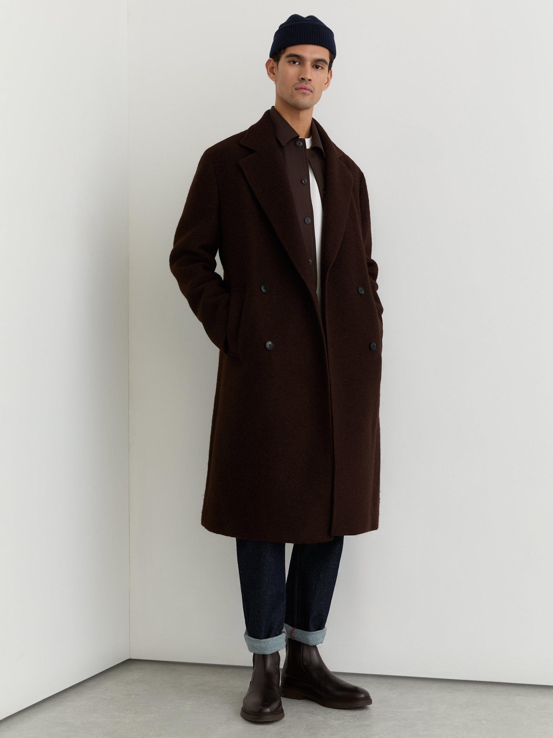 Product image 3 of 5, which shows Reiss Jagger Leather Chelsea Boots, Dark Brown, 7