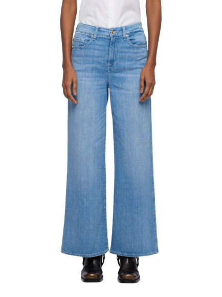 7 For All Mankind Lotta High Rise Flared Jeans, Glisten, Glisten