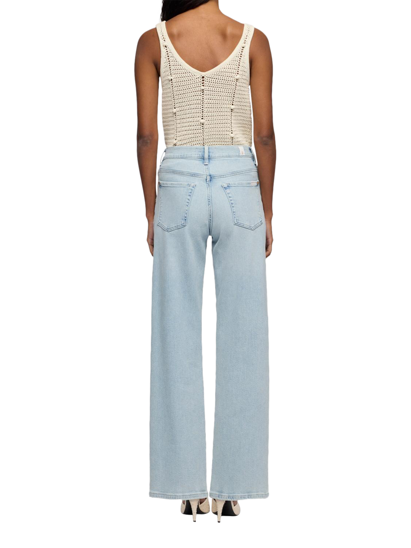 Product image 2 of 6, which shows 7 For All Mankind Stovepipe Straight Ankle Jeans, Frozen, 26