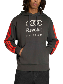 adidas AUDI Formula One Team DNA French Terry Hoodie, Black, Black