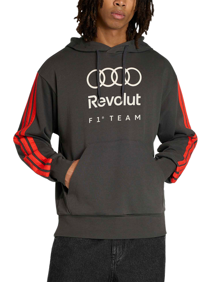 adidas AUDI Formula One Team DNA French Terry Hoodie, Black, Black