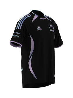 adidas Audi Formula One Team Miami T-Shirt, Black - view 2, Black