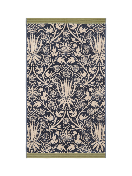 Morris & Co. Iris & Rose Towels, Blue