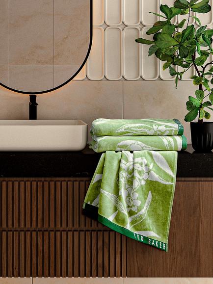Ted Baker Cabana Towels, Green - view 2, Green