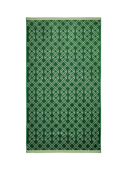 Ted Baker Ribbon Stripe Towels, Green, Green