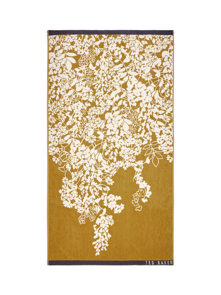Ted Baker Wisteria Towels, Gold, Gold