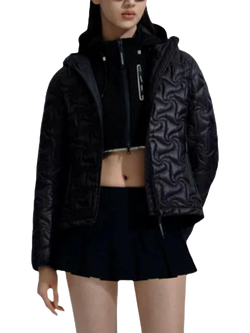 Bosideng Goose Down Quilted Jacket, Black