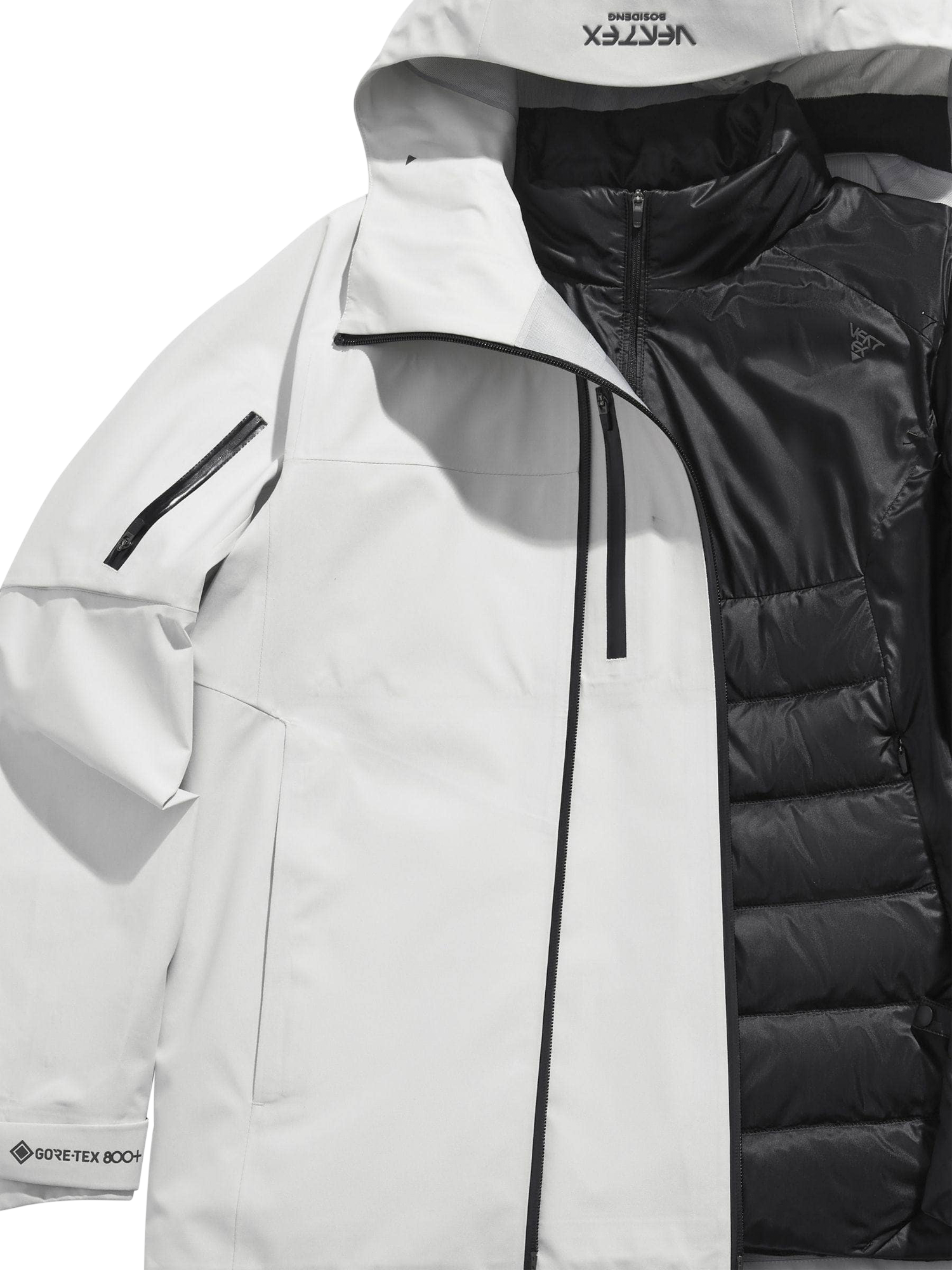 Product image 4 of 6, which shows Bosideng GORE-TEX 3-in-1 Parka Jacket, White Sand, S