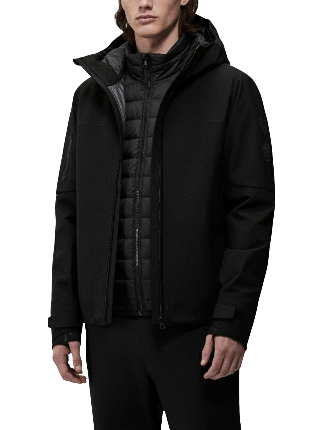 Product image 1 of 5, which shows Bosideng GORE-TEX 3-in-1 Parka Jacket, Black, XXXS